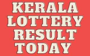 kerala lottery result today live