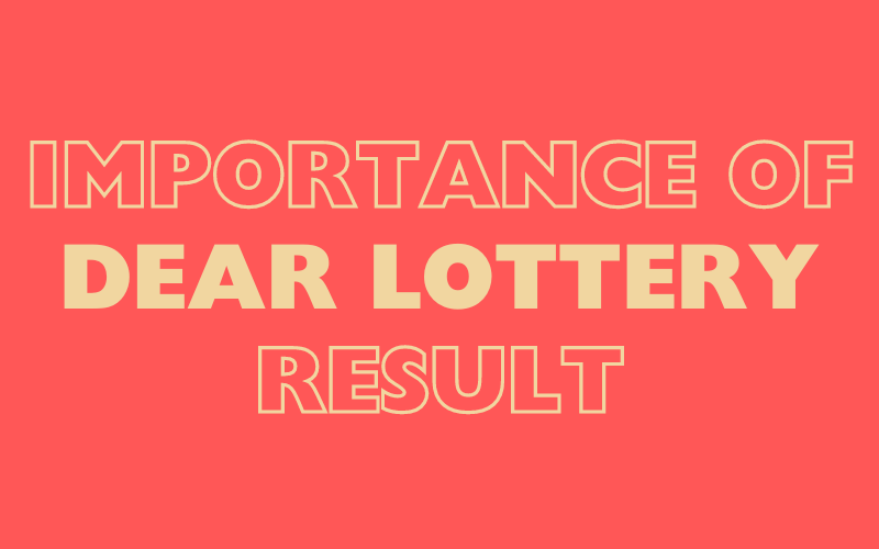 dear lottery result