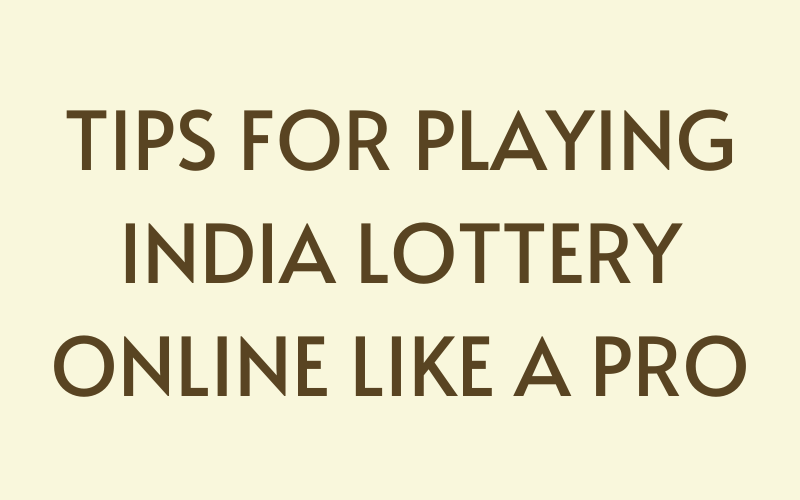 online lottery in india