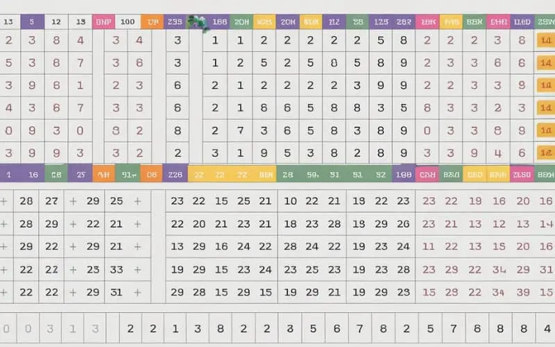 lottery chart