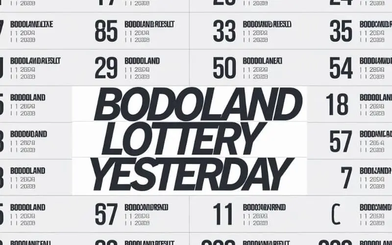 bodoland lottery result yesterday