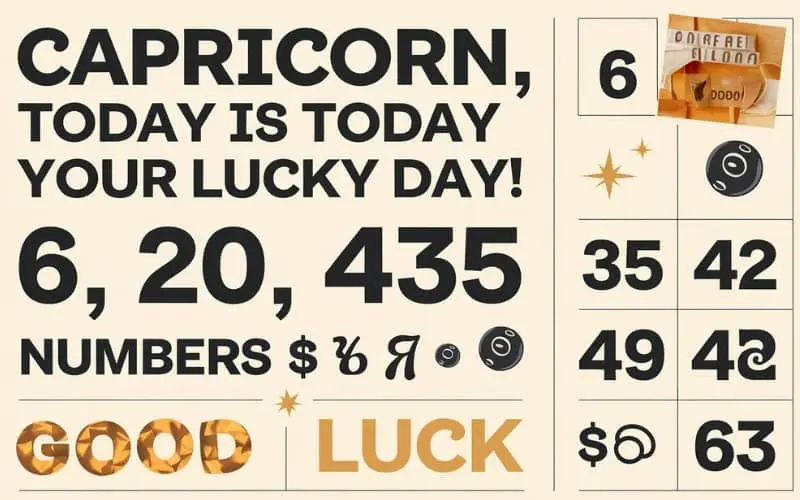 lottery prediction for capricorn